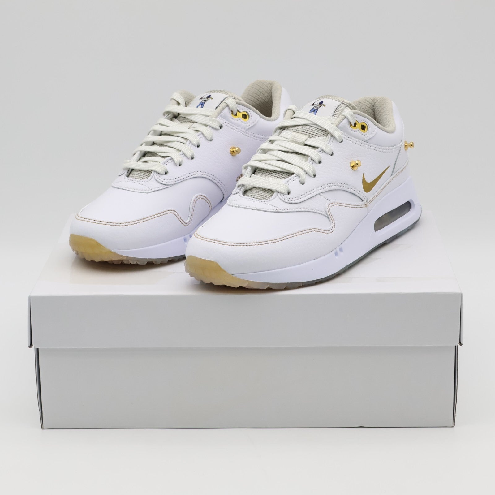HQ3074-100 Eastside Golf Nike Air Max 1 86 OG Golf White Metallic Gold (Men's)