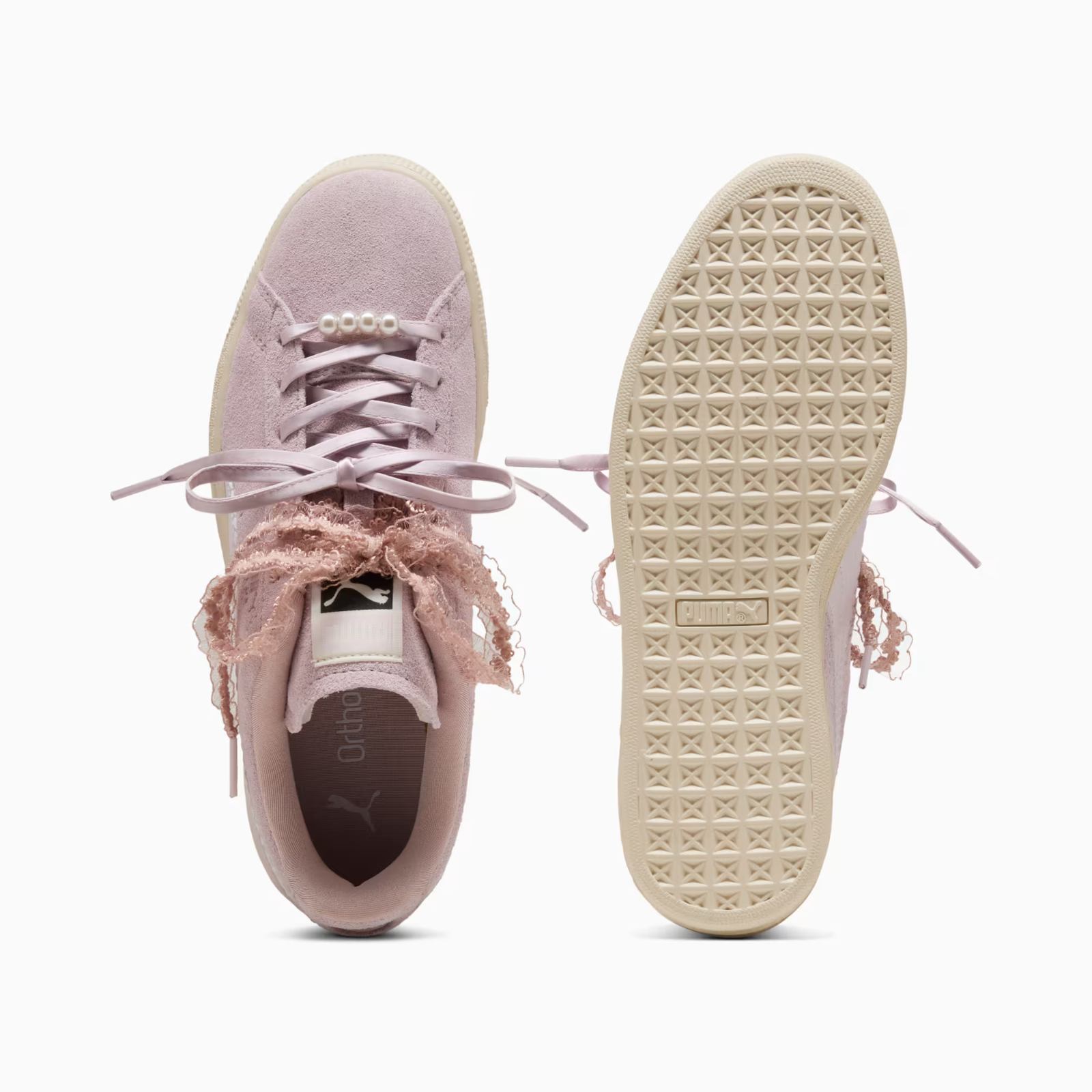 408330-05 Puma Suede Bloom "Misty Pink/Powder Pink" (Women's)