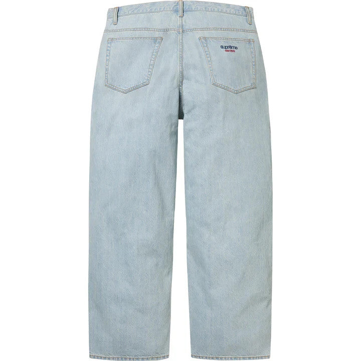 Supreme Baggy Jean (25FW) Light Washed Indigo