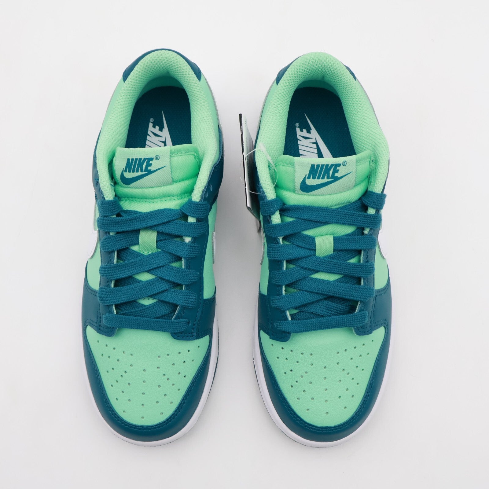 DD1503-301 Nike Dunk Low Geode Teal White Emerald Rise (Women's)