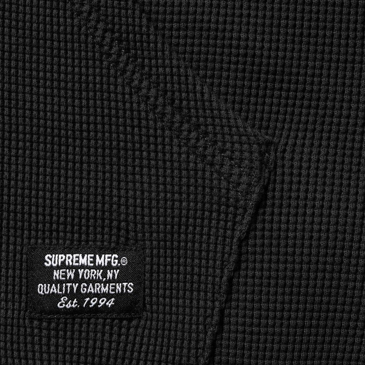Supreme Hooded Zip Up Thermal Black
