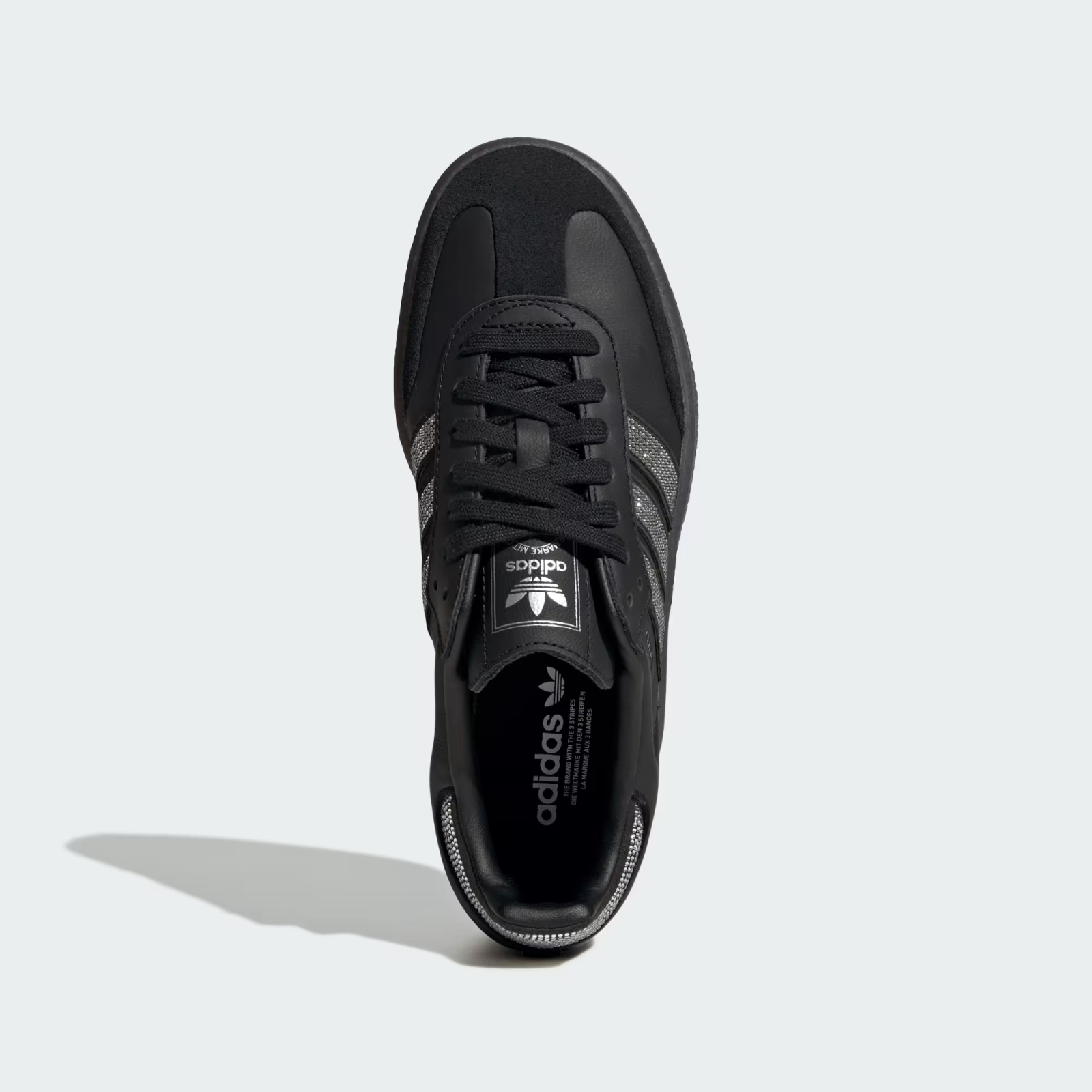 IH4045 adidas Sambae Core Black Silver Metallic Gum (Women's)