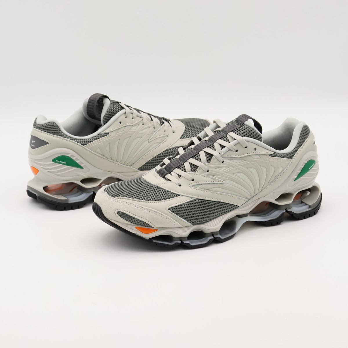 D1GD242701 Graphpaper Mizuno Wave Prophecy LS Gray Light Gray Orange (Men's)
