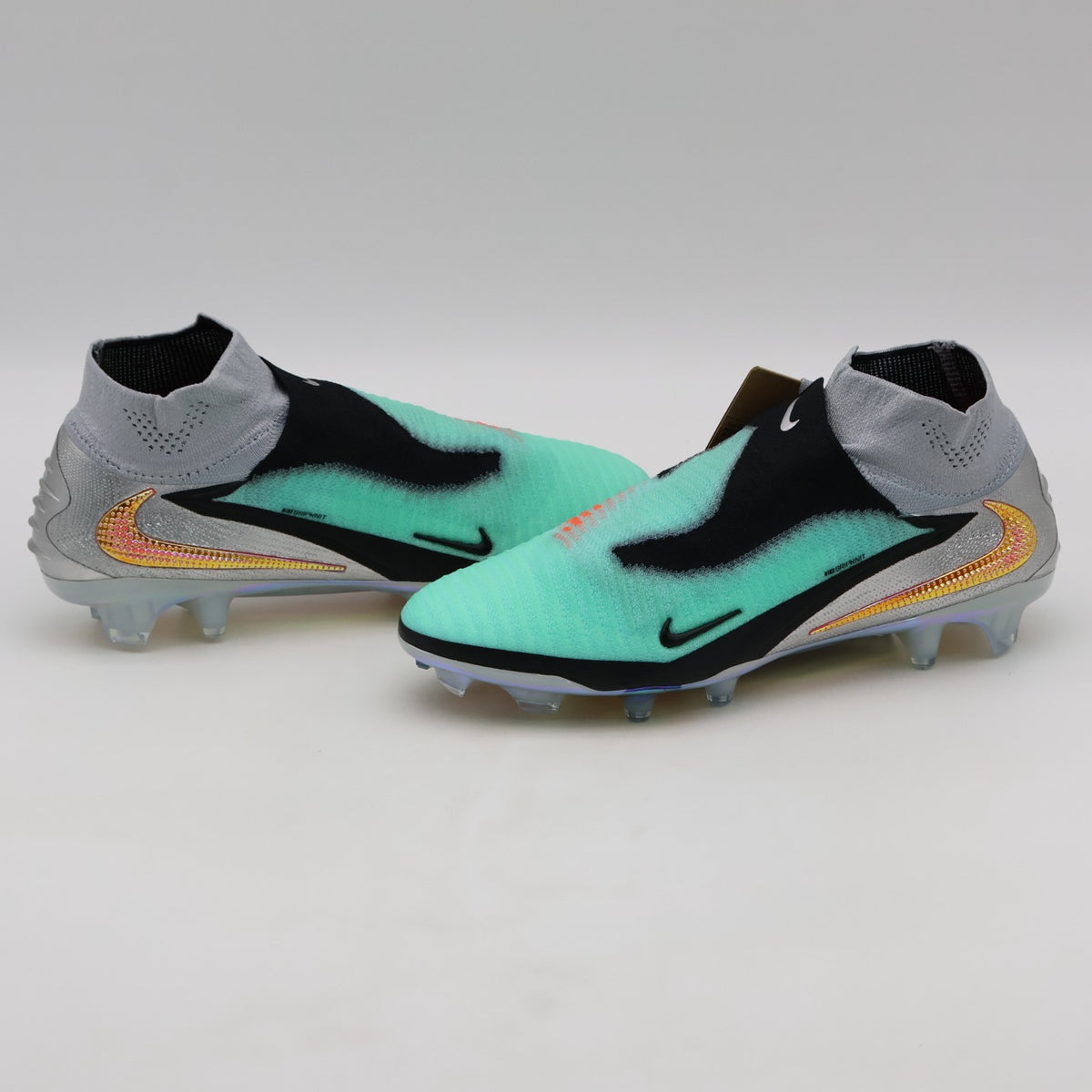 IH3735-001 Nike Phantom 6 High Elite FG Chrome Black (Men's)