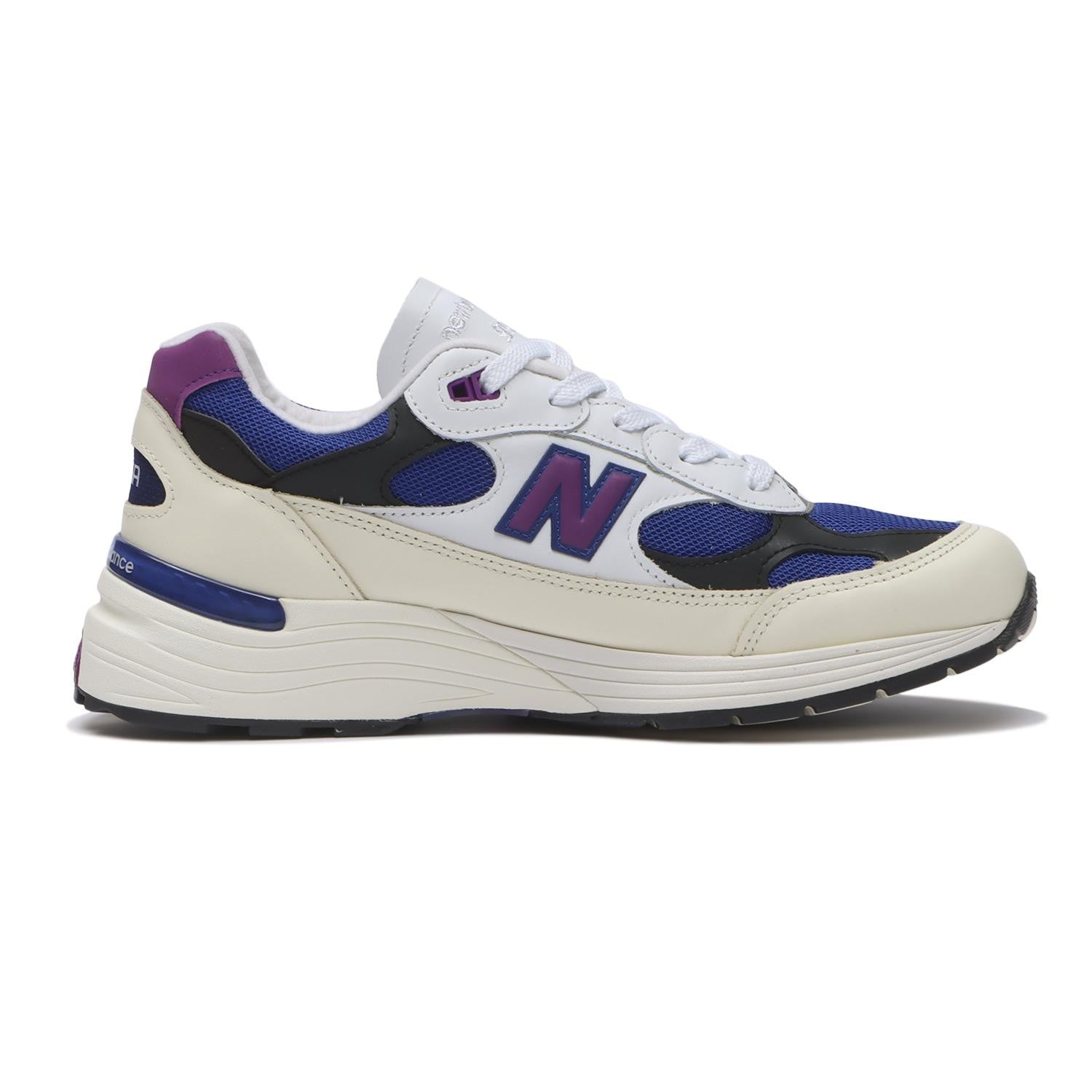 U99278L New Balance 992 White Team Royal Purple Fuchsia (Men's)