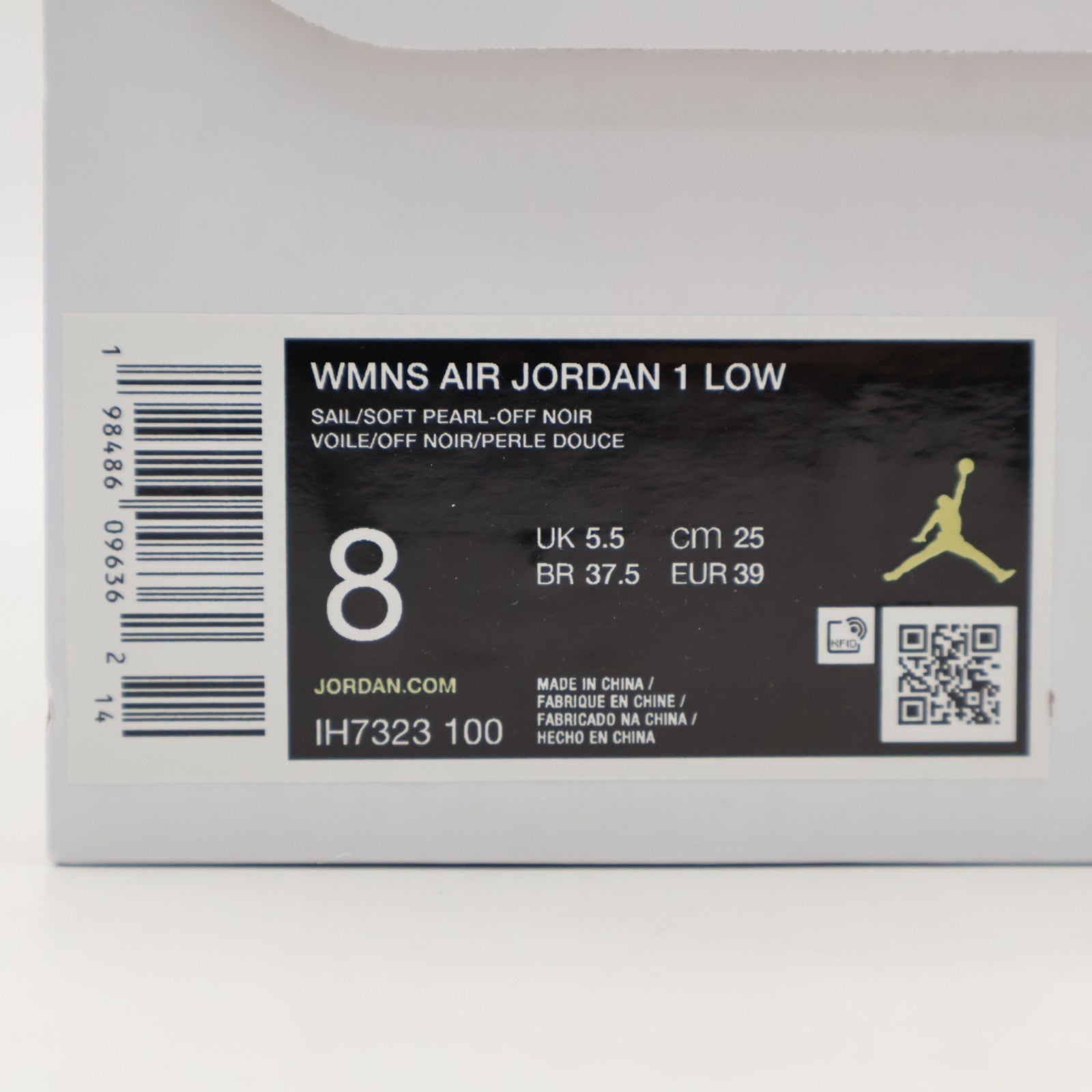 IH7323-100 Nike  Air Jordan 1 Low Turquoise Gemstones (Women's)