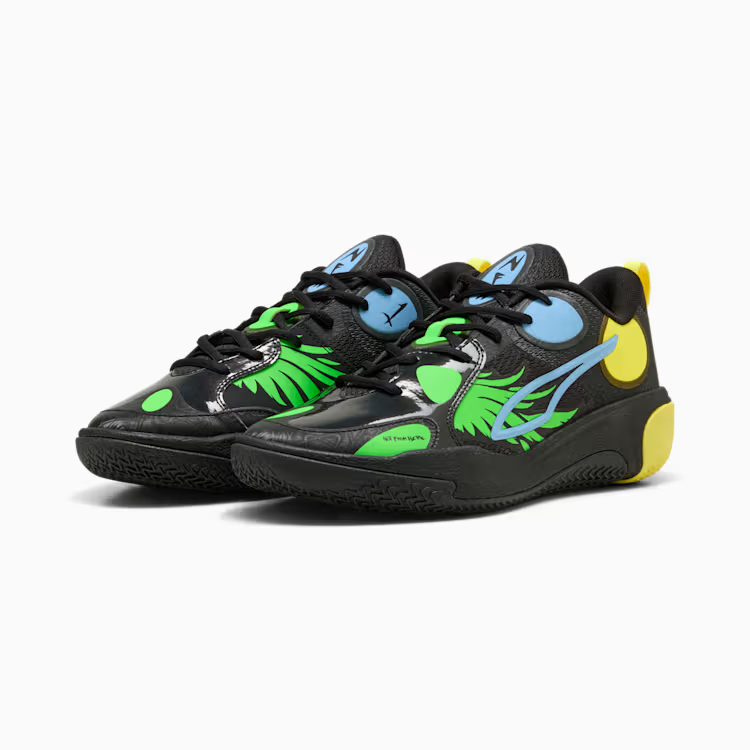 313234-02 Puma MB World 01 PUMA Black Lemon Crush (Men's)