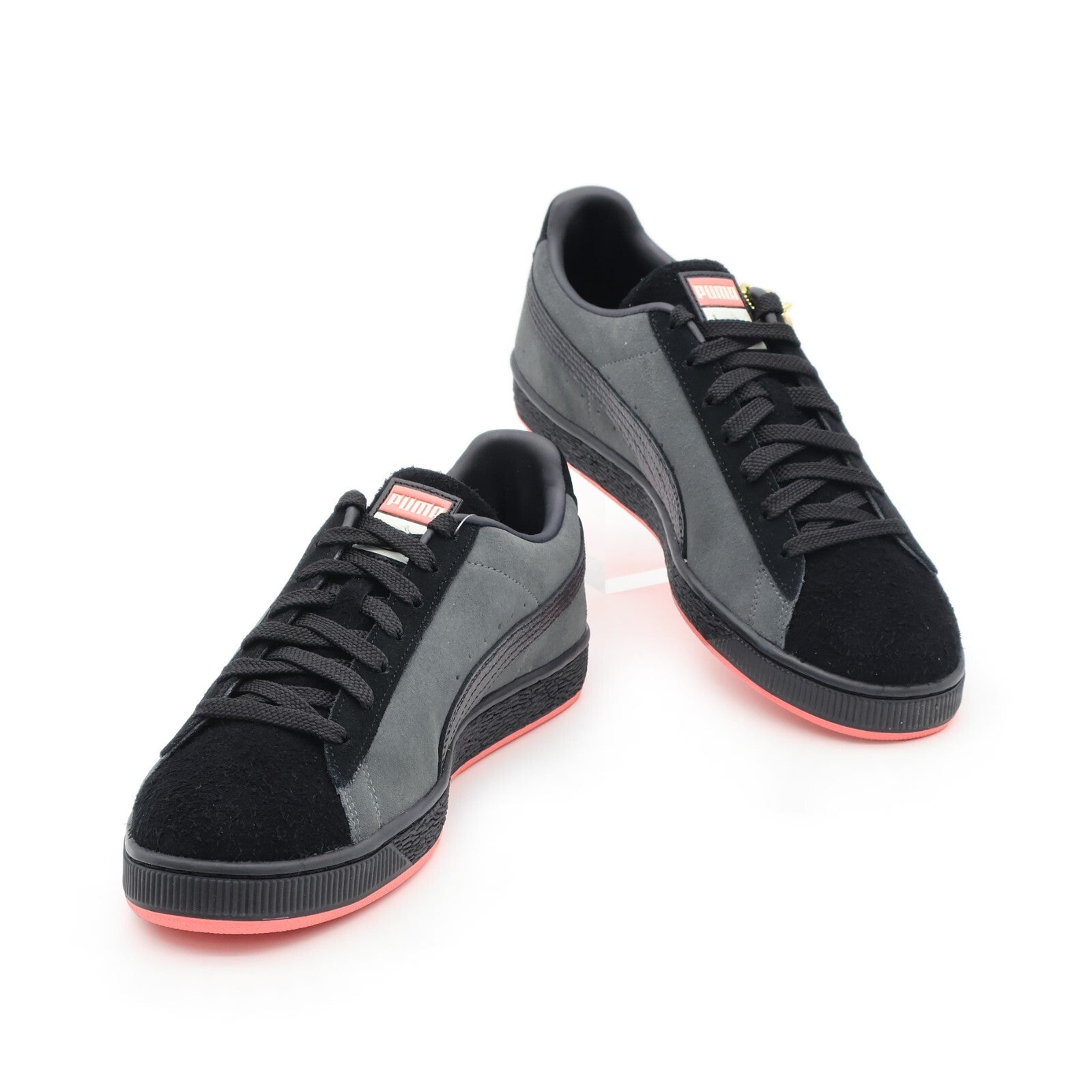 396253-01 Staple Puma Suede Black Shadow Gray (Men's)