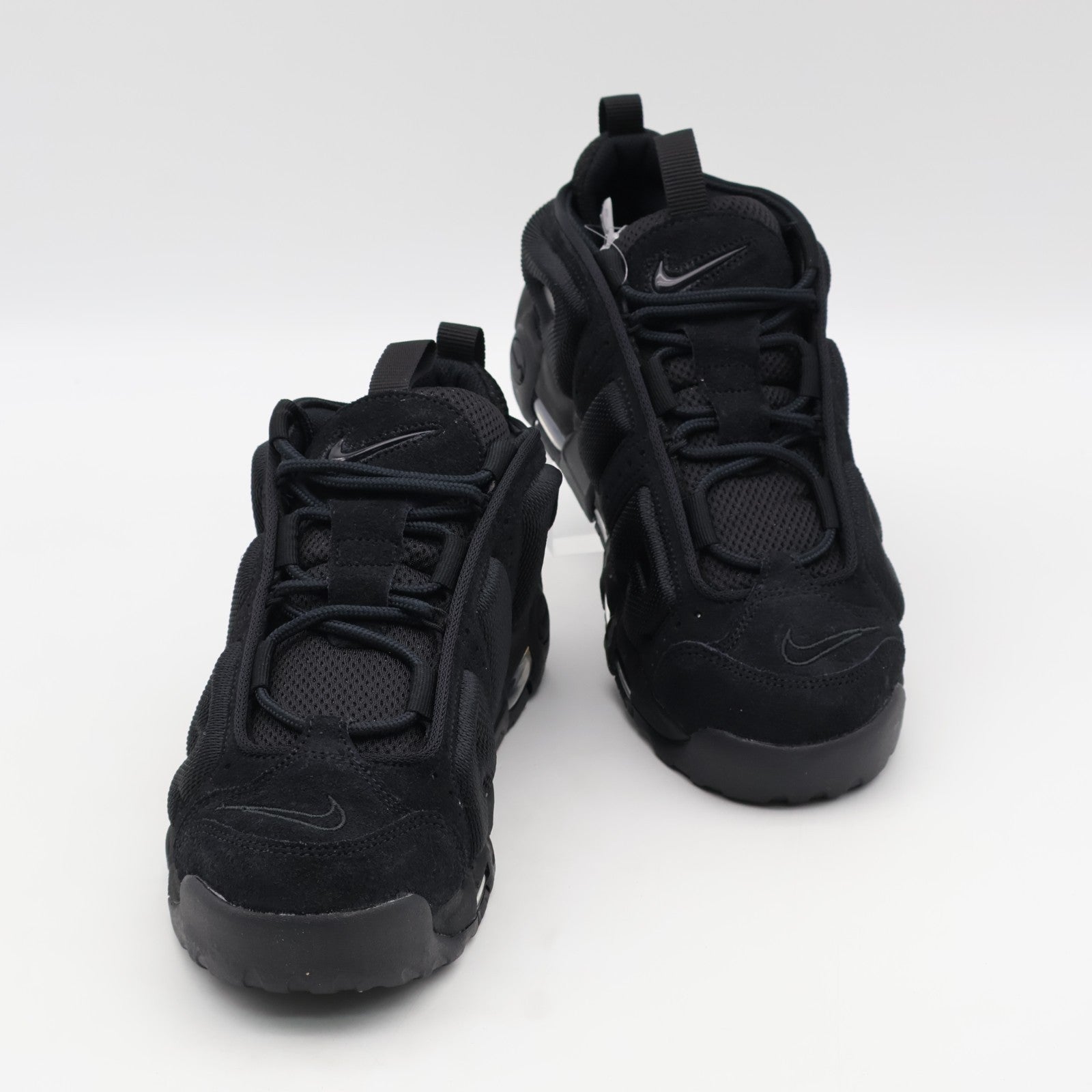 IM6649-001 Nike Air More Uptempo Low Triple Black (Men's)