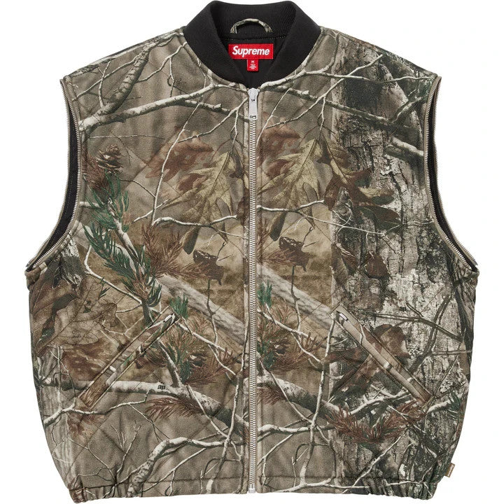 Supreme Zip-Off Sleeve Quilted Bomber Jacket Realtree AP Camo