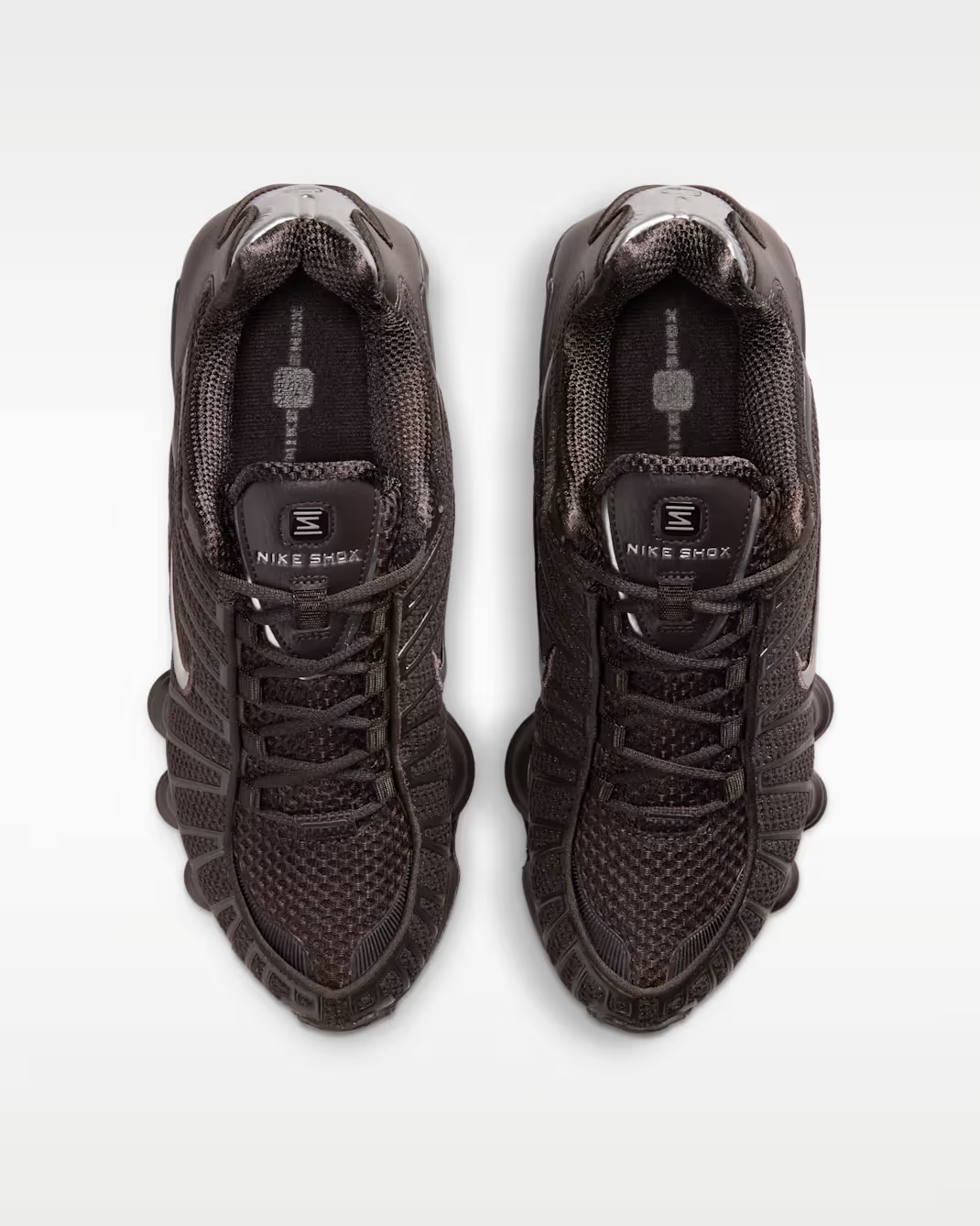 IH2559-201 Nike Shox TL "Velvet Brown/Metallic Silver" (Women's)