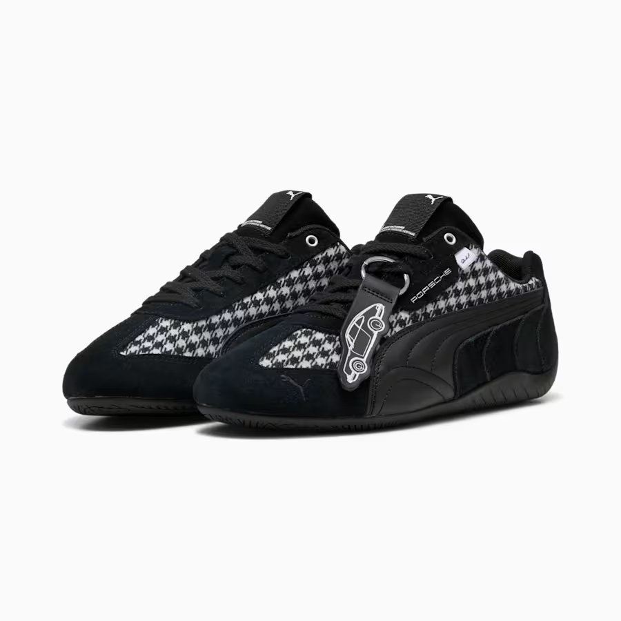 309389-01 Porsche Legacy Ã Puma Speedcat Pepita "PUMA Black/PUMA White" (Men's)