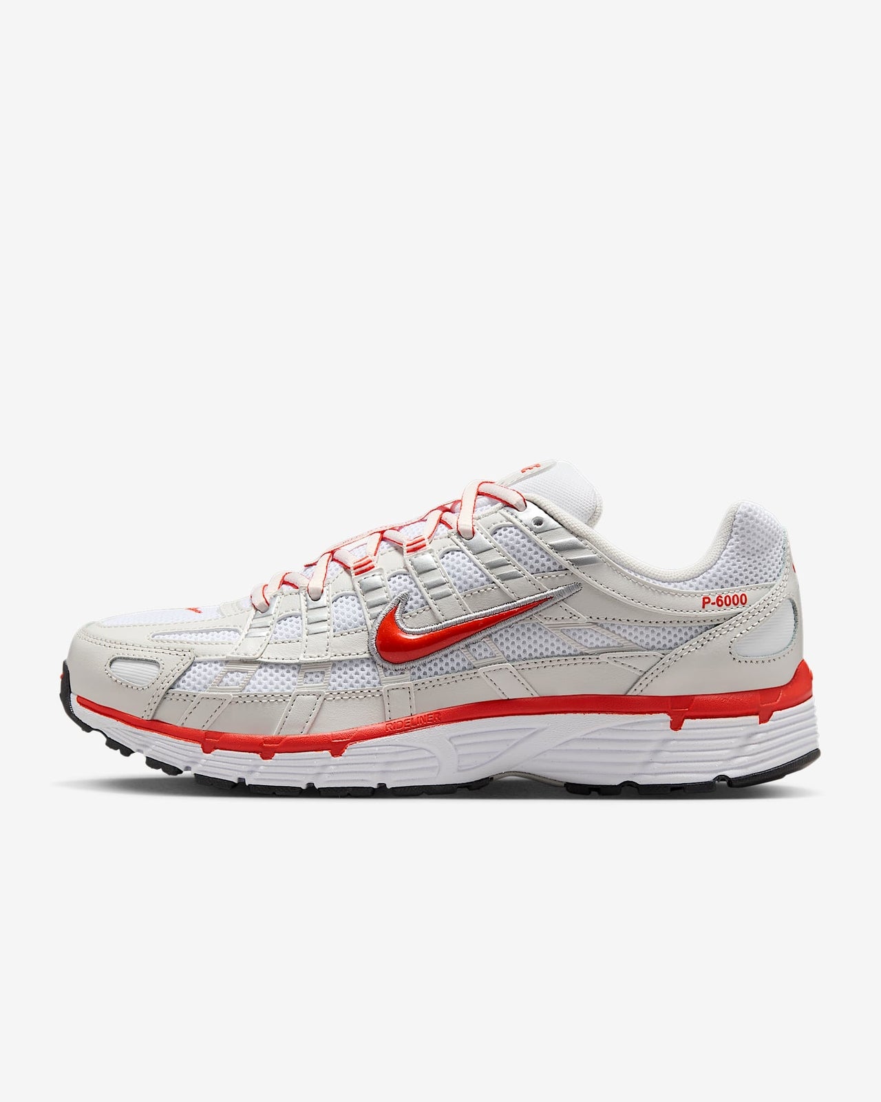 BV1021-107 Nike P-6000 White Platinum Tint Black Picante Red (Women's)