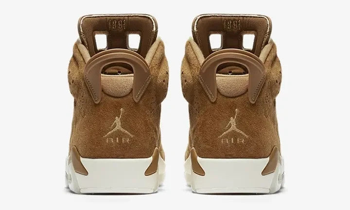 384664-705 Nike Air Jordan 6 Retro Wheat (Men's)