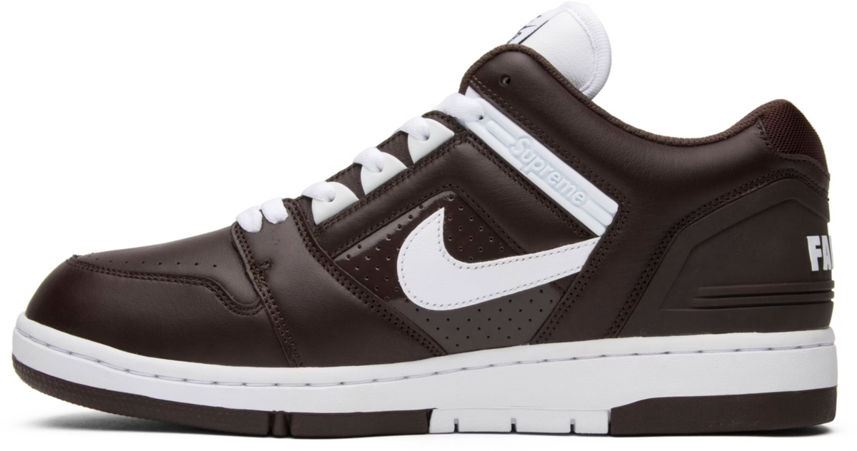 AA0871-212 Supreme Ã Nike SB Air Force 2 Low "Baroque Brown" (Men's)