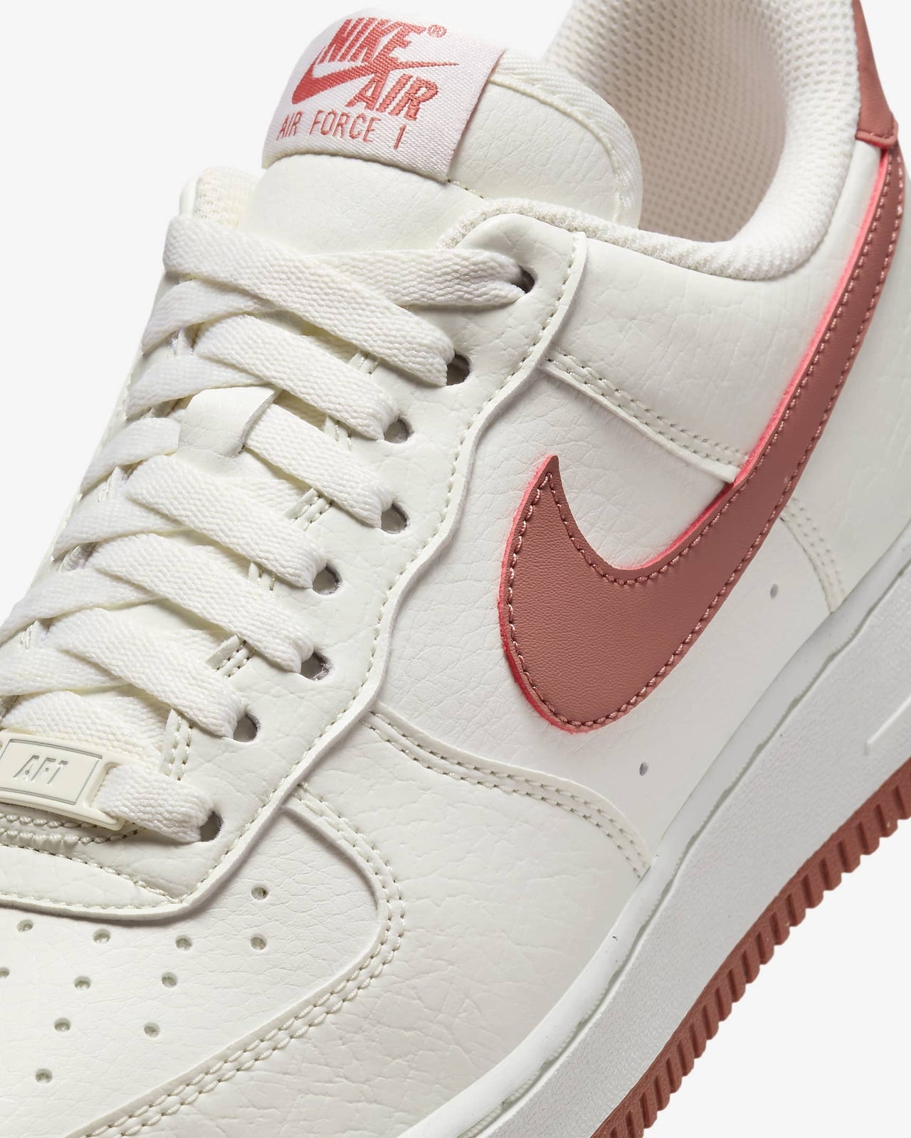 DC9486-105 Nike Women's Air Force 1 Next Nature Sail Canyon Pink (Women's)