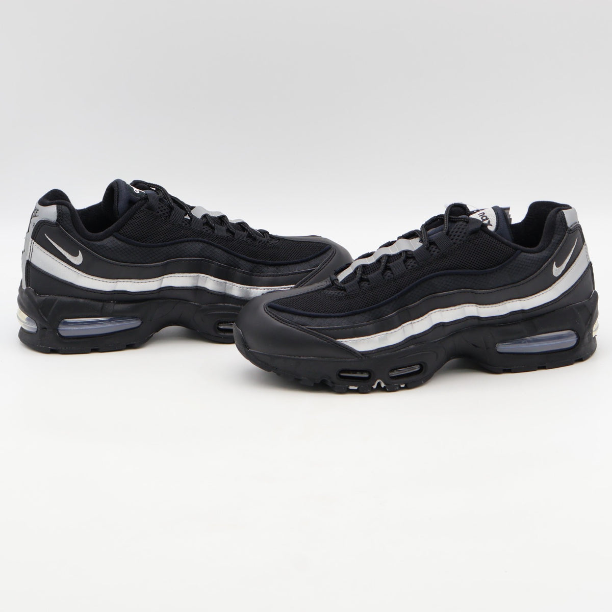 IB1667-003 Nike Air Max 95 OG Big Bubble Black White Metallic Silver (Men's)