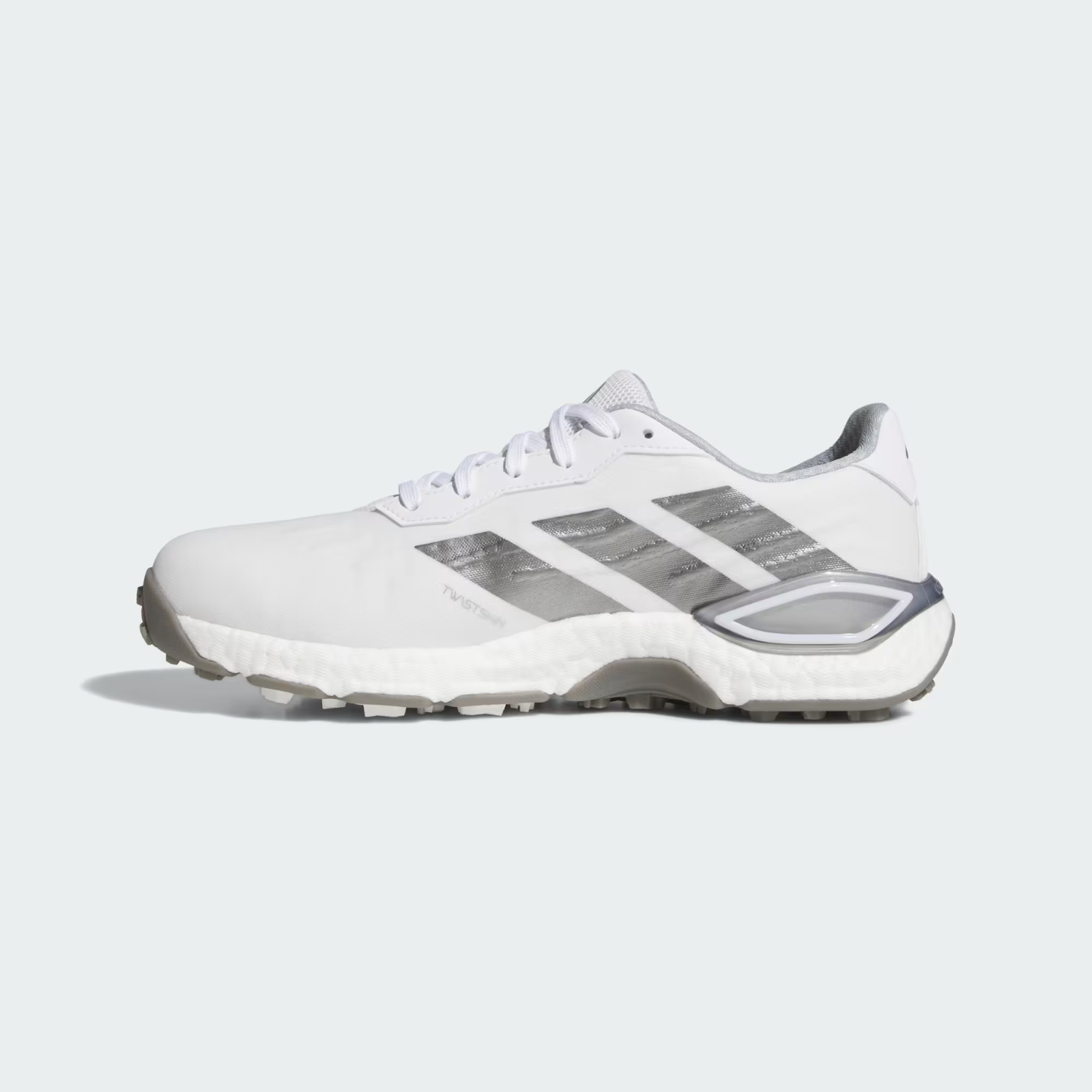 KI1388 adidas Codechaos 27 Spikeless Golf "Cloud White/Iron Metallic" (Men's)