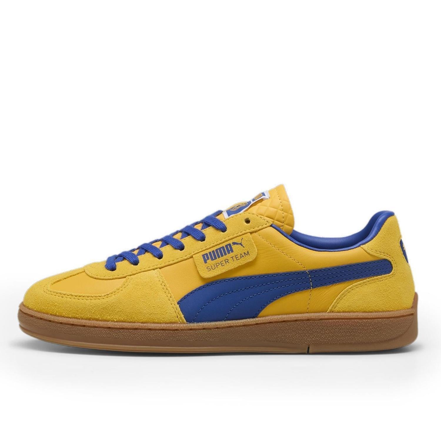 401079-01 Parma Calcio Puma Super Team Sport Yellow Vivid Blue (Men's)