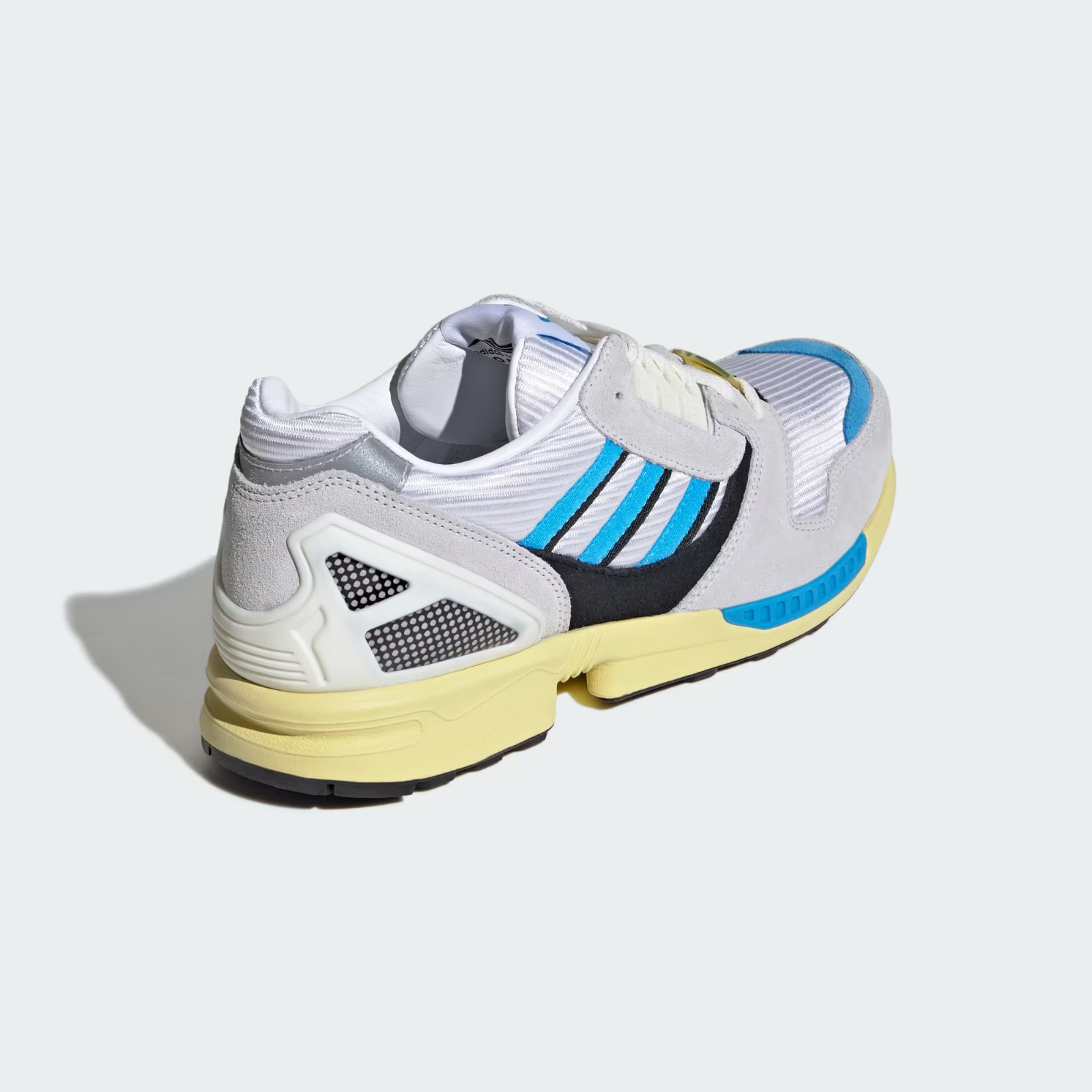 JR4609 adidas ZX 8000 MIG "Cloud White/Lucid Aquamarine/Powder Yellow" (Men's)