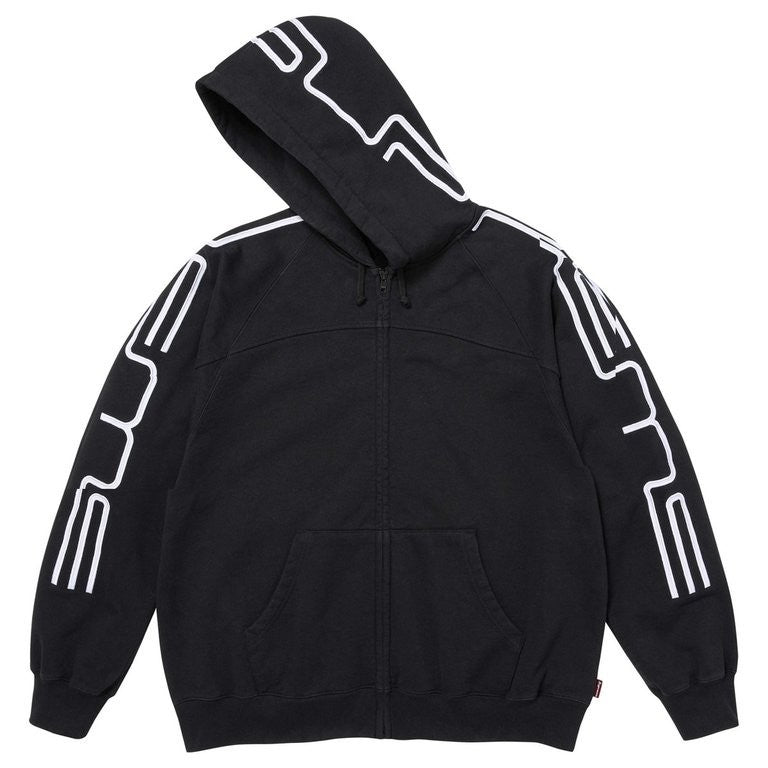 Supreme Connect Zip Up Hooded Sweatshirt Black