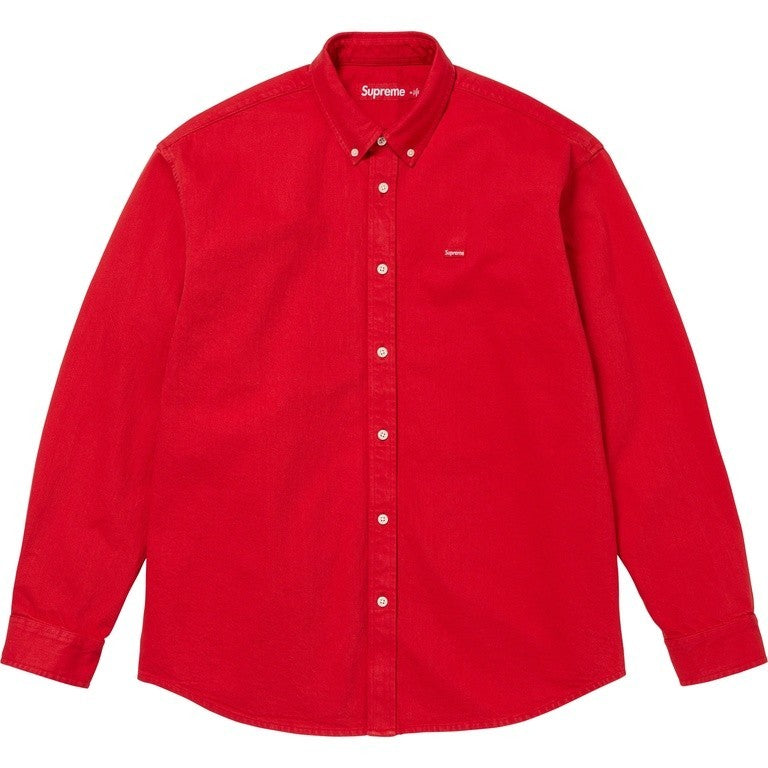 Supreme Small Box Denim Shirt (25FW) Red