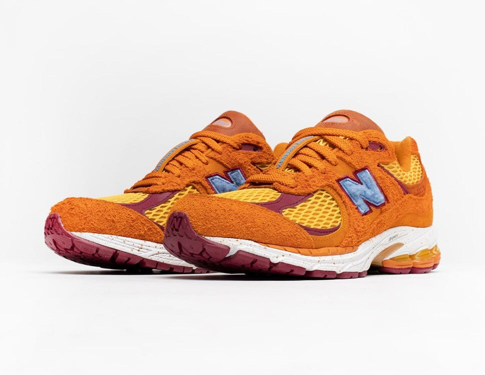 ML2002R1 Salehe Bembury Ã New Balance 2002R Desert Gold Orange Red