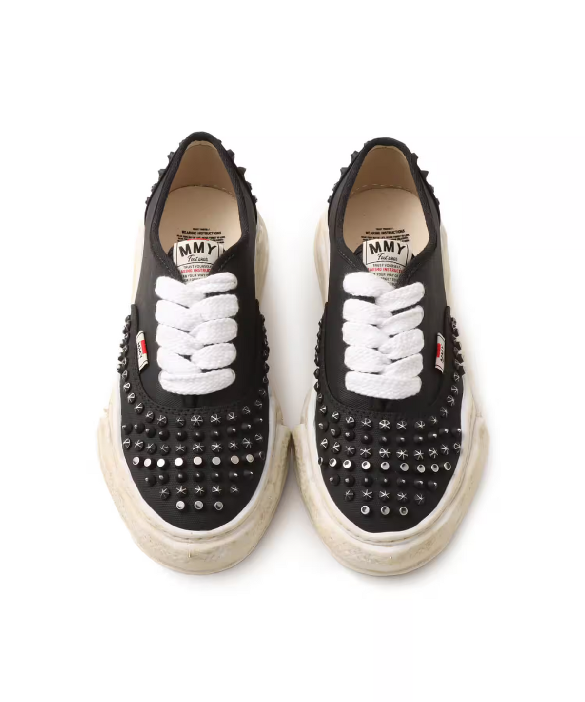 A15FW733-BLACK Maison MIHARA YASUHIRO BAKER OG Sole Studded Canvas (Men's