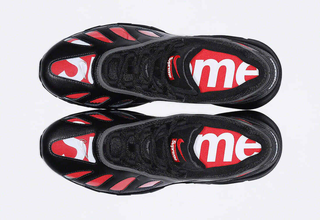 CV7652-002 Nike Air Max 96 Supreme Black Speed Red Clear (Men's)