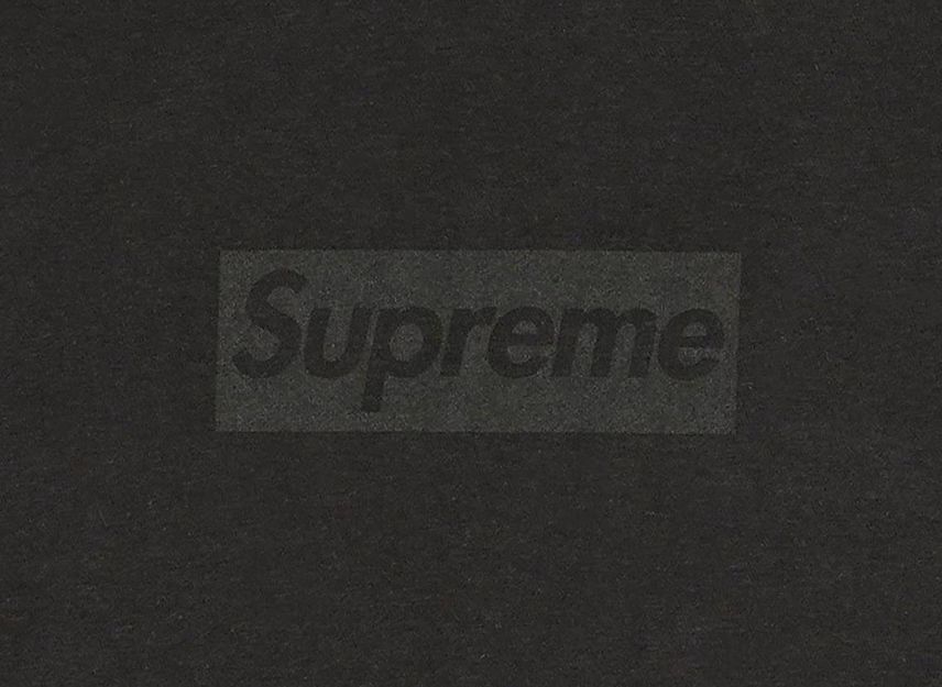 Supreme Tonal Box Logo Tee Black