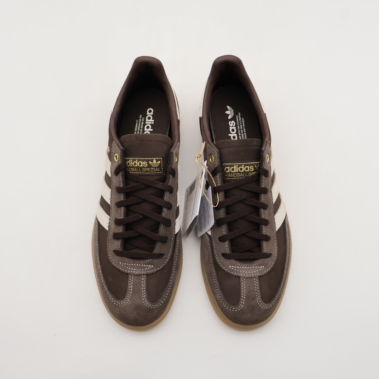 KJ3530 adidas Handball Spezial Dark Brown Off White Gum (Women's)