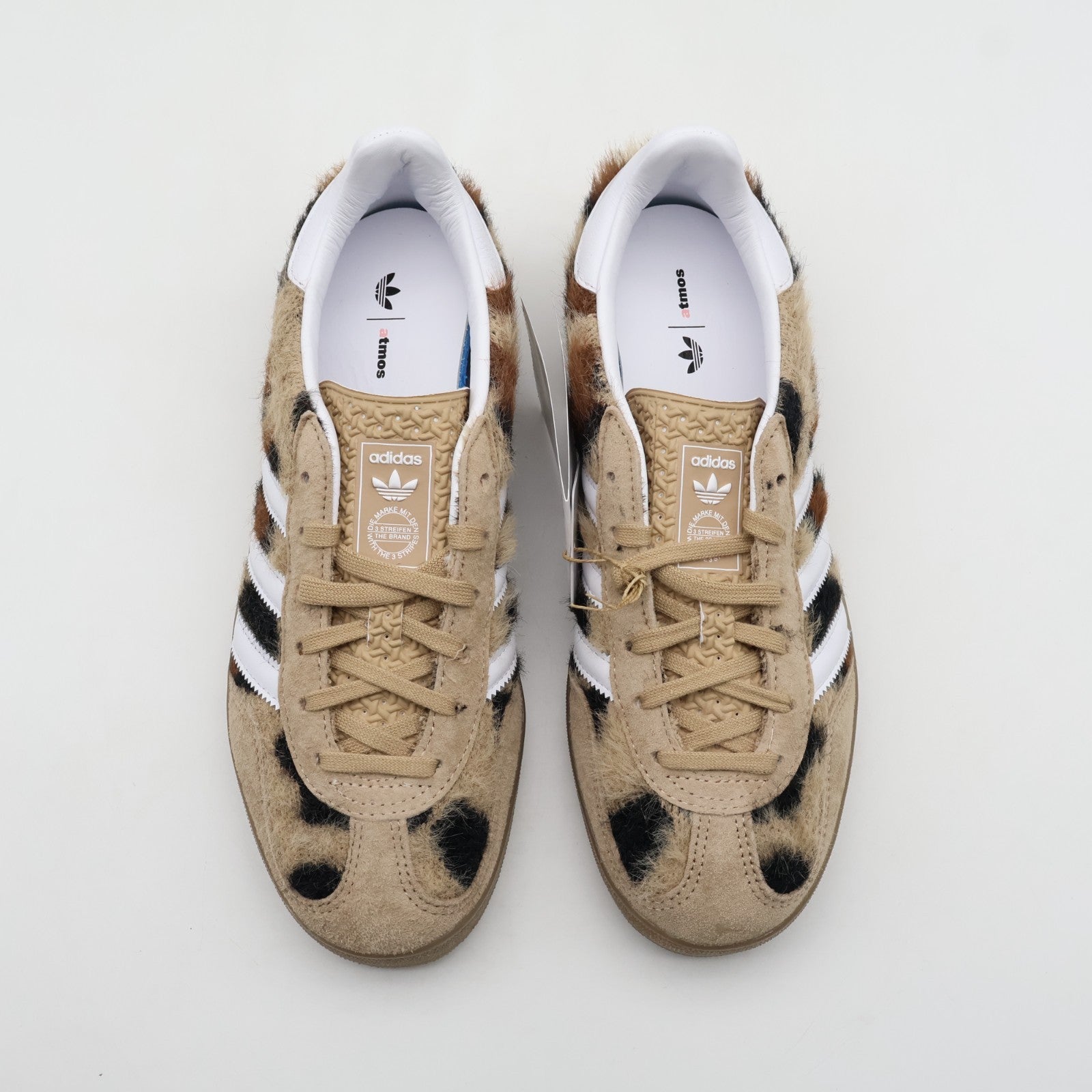 JS4599 atmos pink adidas Originals Gazelle Indoor Trinity Leopard Brown(Women's)