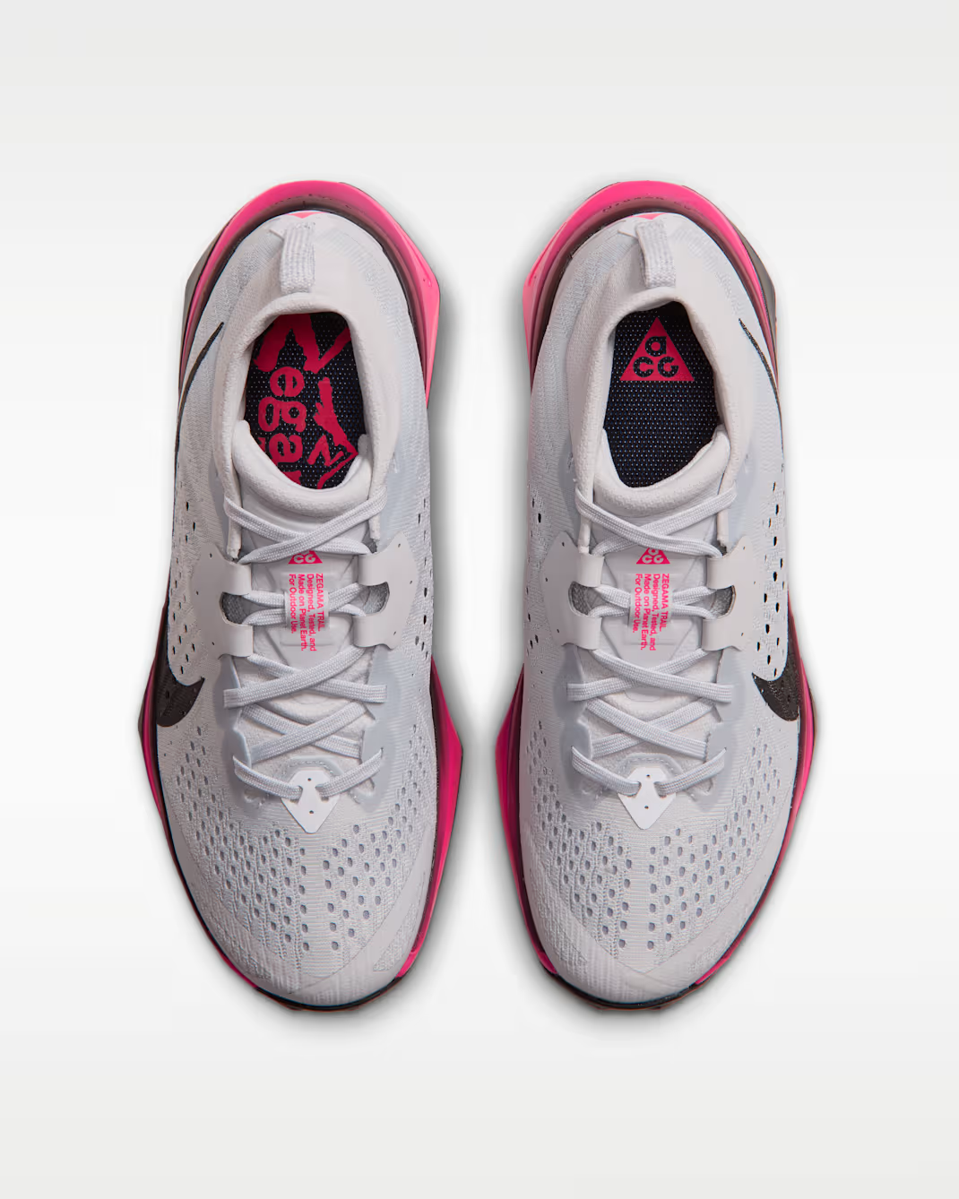 HV8115-009 Nike ACG Zegama Trail "Pure Platinum/Hyper Pink" (Women's)