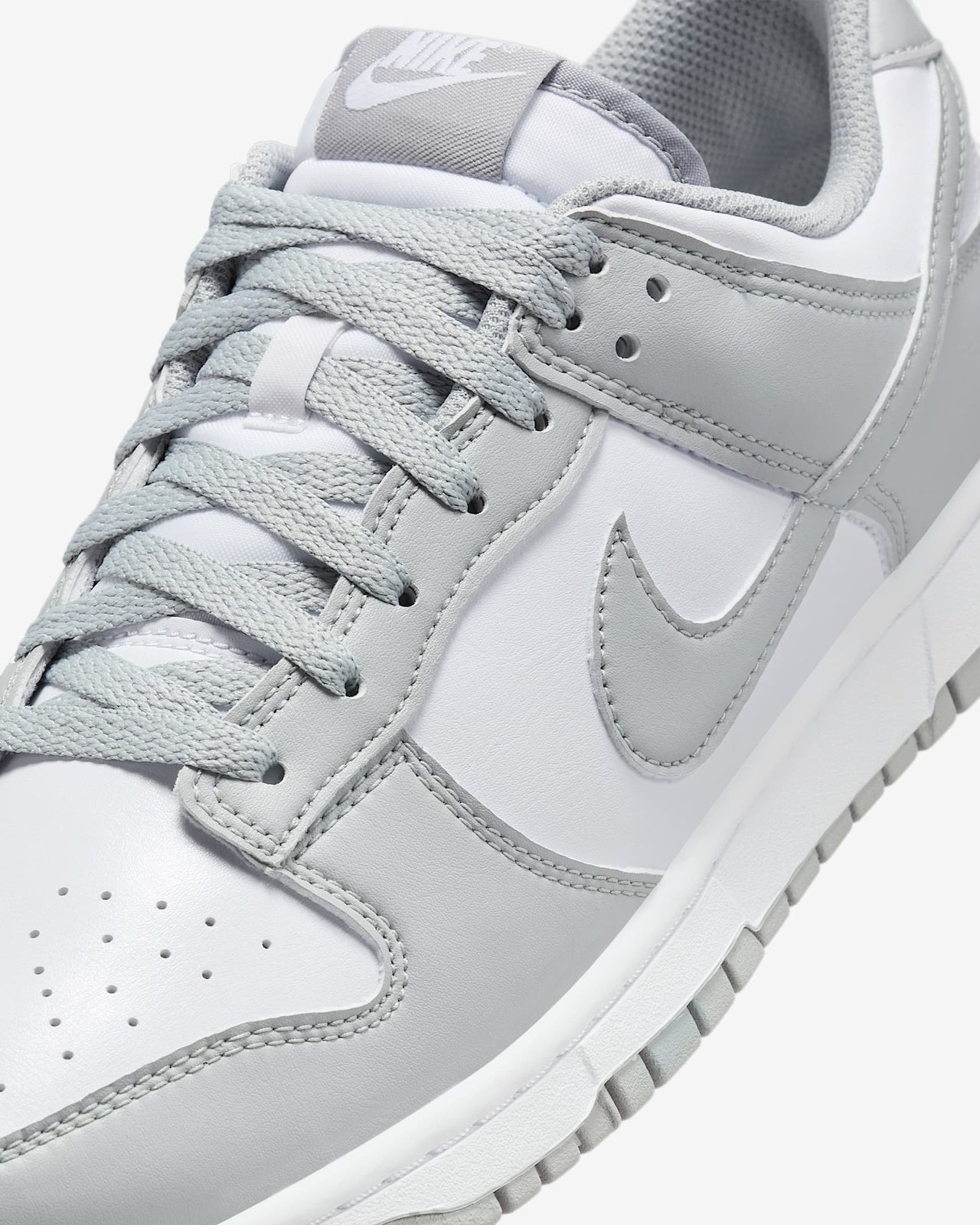 HF5441-105 Nike Dunk Low Retro White White Light Smoke Grey (Men's)