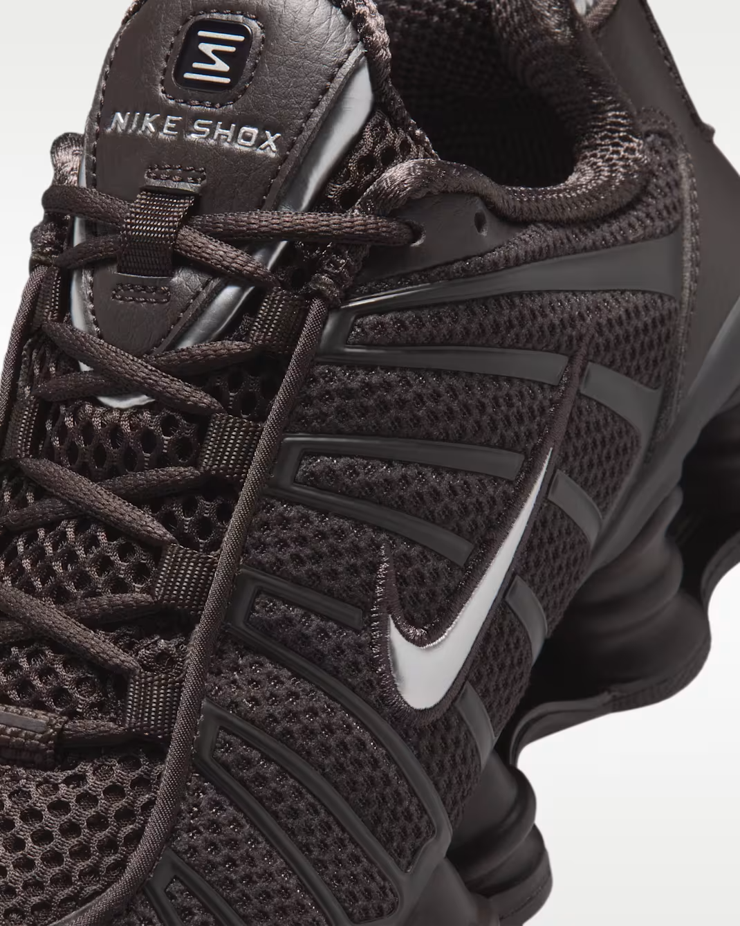 IH2559-201 Nike Shox TL "Velvet Brown/Metallic Silver" (Women's)