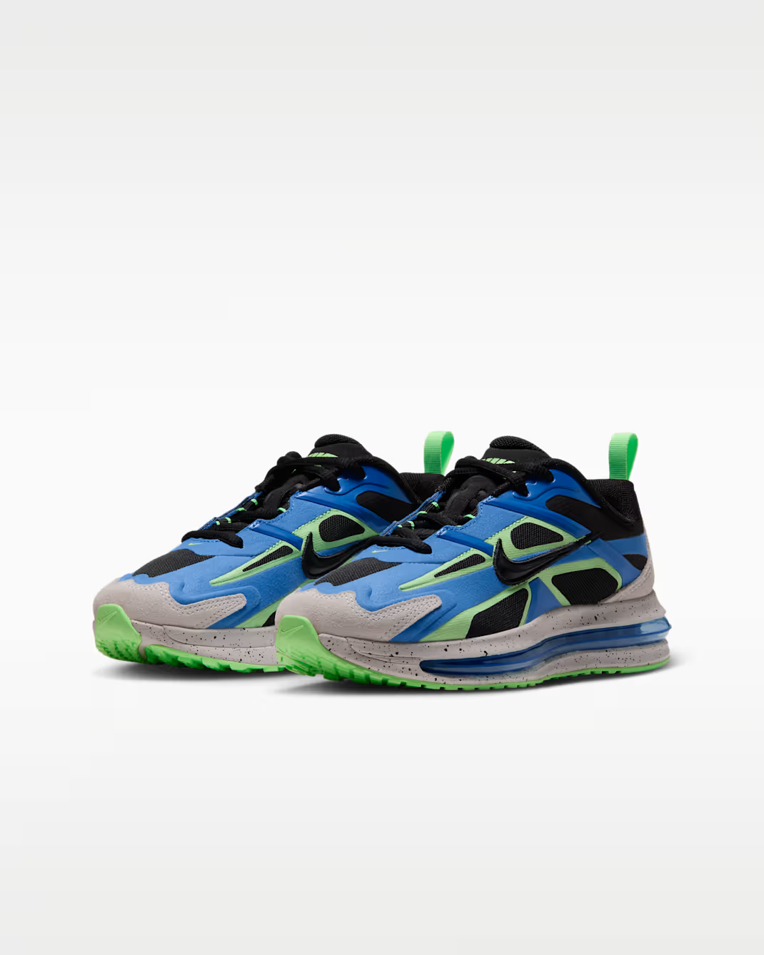 IW4936-003 Nike GS Air Max Metro "Black/Light Photo Blue/Illusion Green/Black"