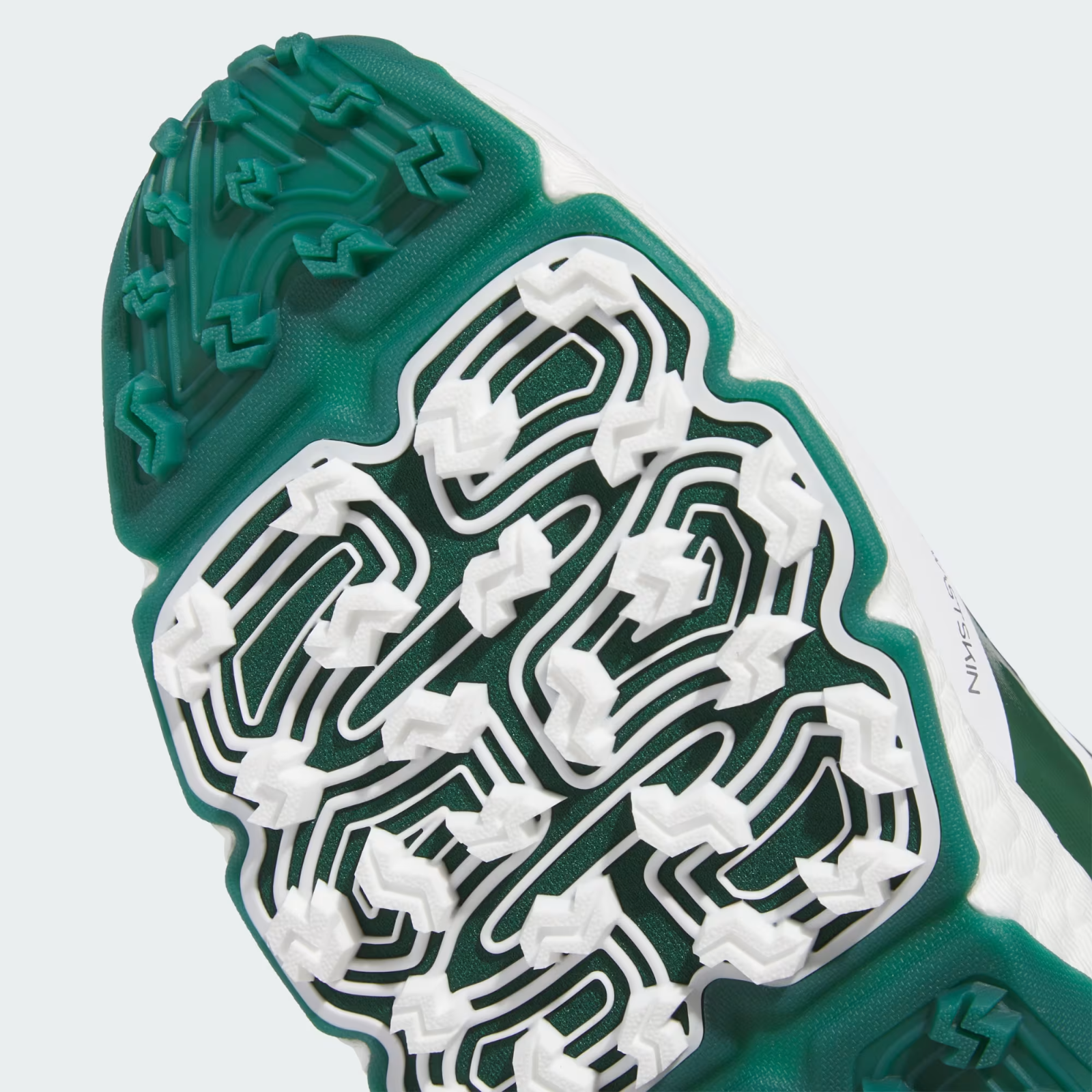 KK0657 adidas Codechaos 27 Spikeless Golf "Cloud White/Collegiate Green" (Men's)