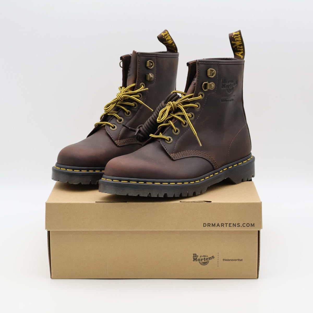 32181523 thisisneverthat Dr.Martens 1460 8 Hole Boots Chestnut Brown (Men's)