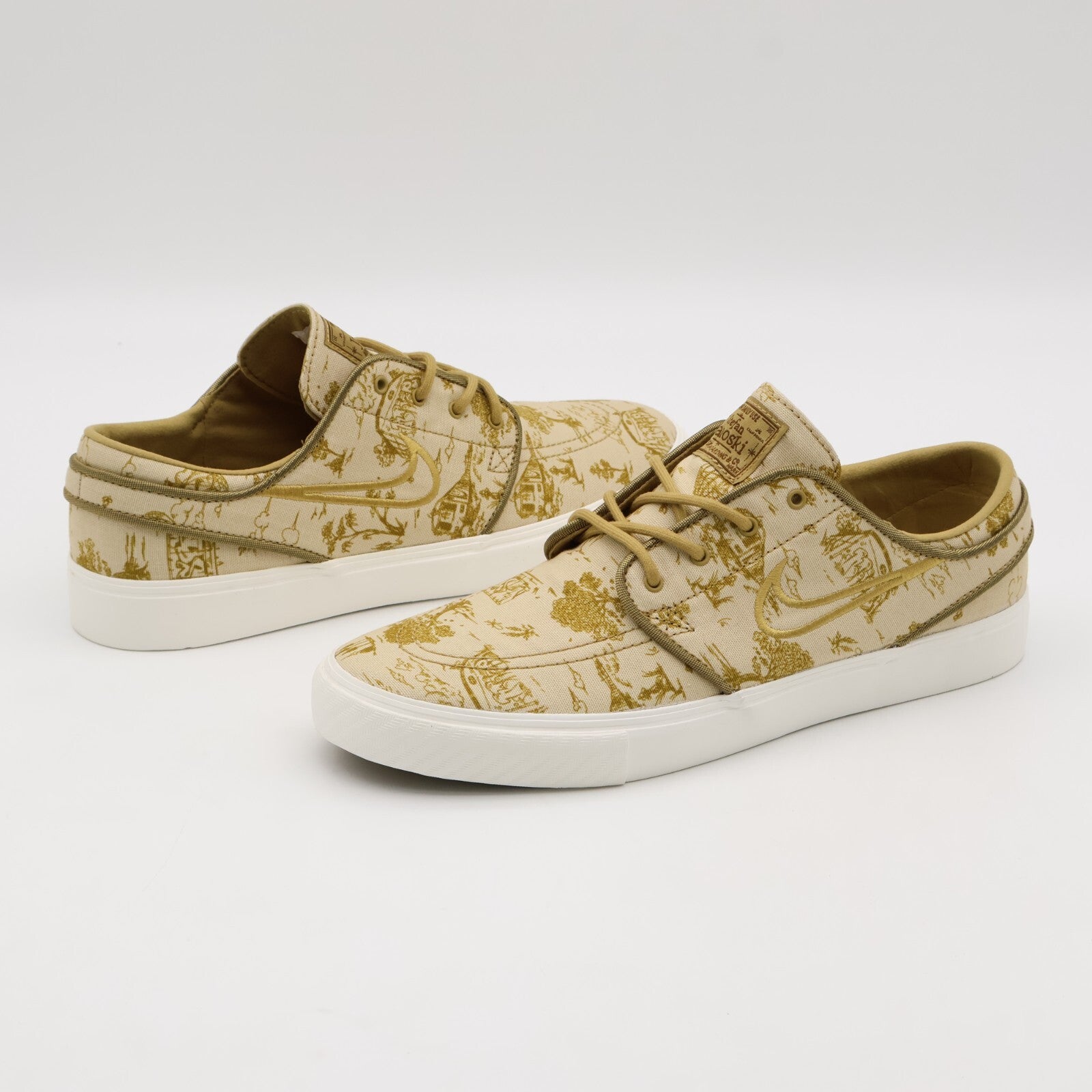 FD6641-200 Nike SB Zoom Janoski Premium Sesame Brongene Sail Flat Gold (Men's)