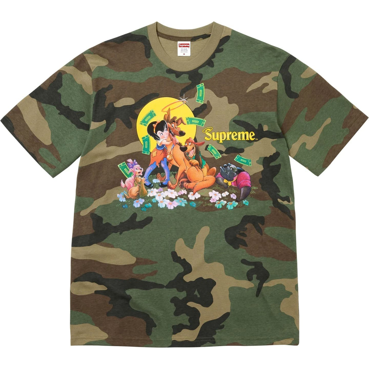 Supreme All Dogs Go To Heaven Tee Camo