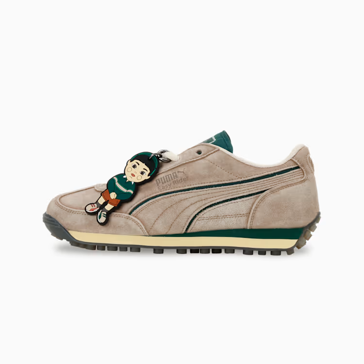 403643-01 Squid Game Ã Puma Easy Rider Alpine Snow Dark Myrtle Club Red (Men's)