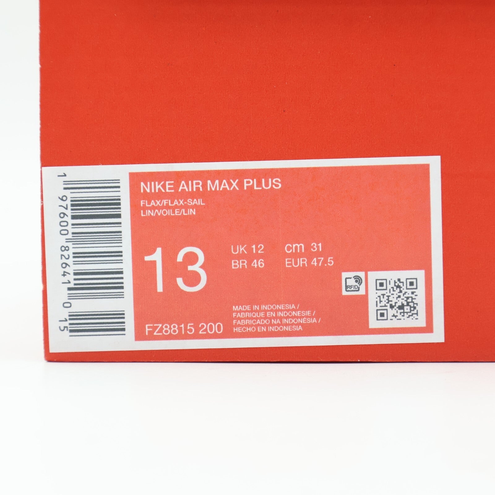 FZ8815-200 Nike Air Max Plus Flax Sail (Men's)