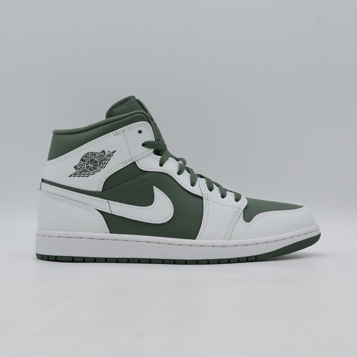 DQ8426-107 Air Jordan 1 Mid Summit White Vintage Lichen (Men's)