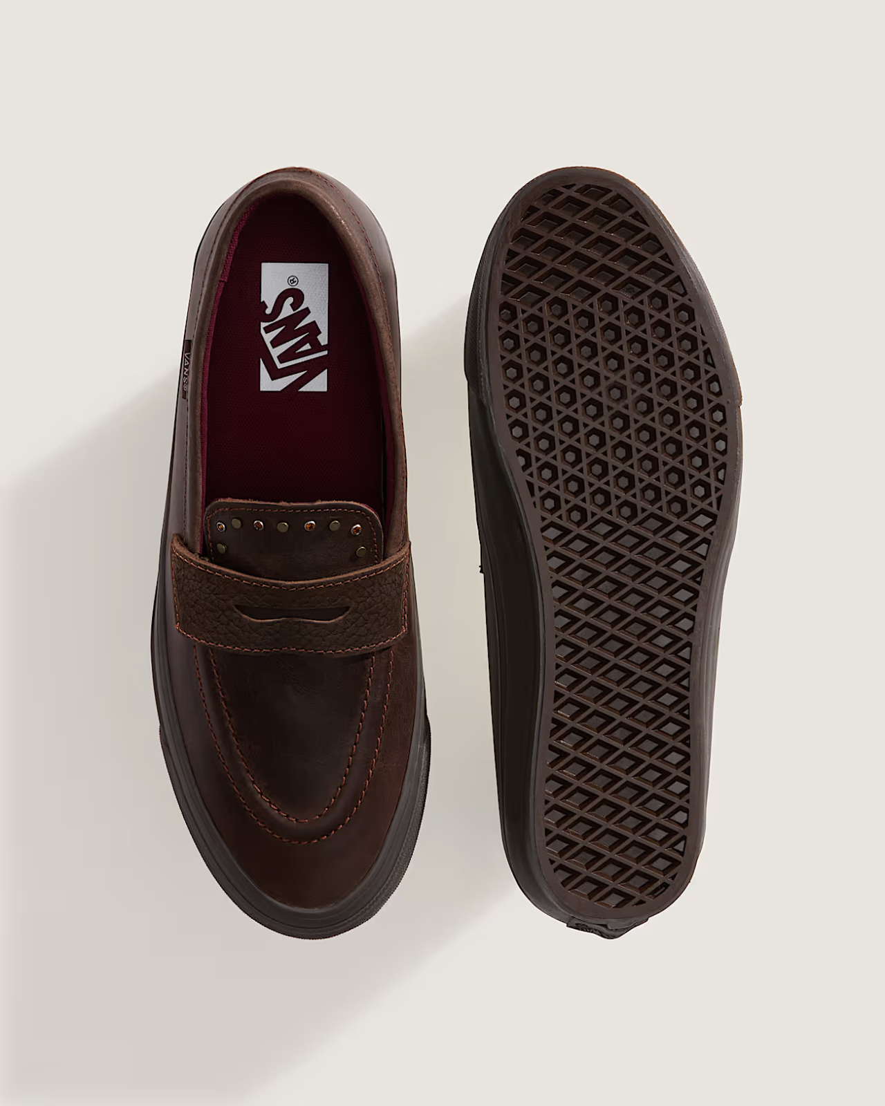 VN000VATDMV Vans Premium Loafer 53 Hardware "Potting Soil"