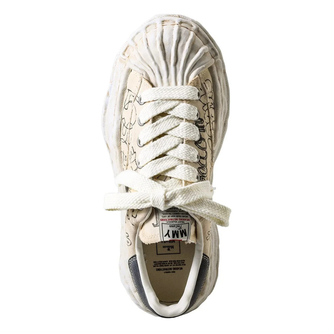 A16FW730-WHITE Maison MIHARA YASUHIRO BLAKEY original sole graffiti (Men's)
