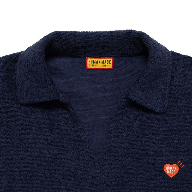 HUMAN MADE Pile Pullover Shirt Navy