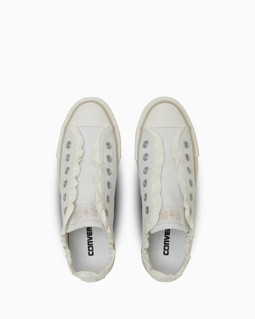 31315110 Converse All Star PLTS Frillslip OX Pure White Dusty Beige (Women's)