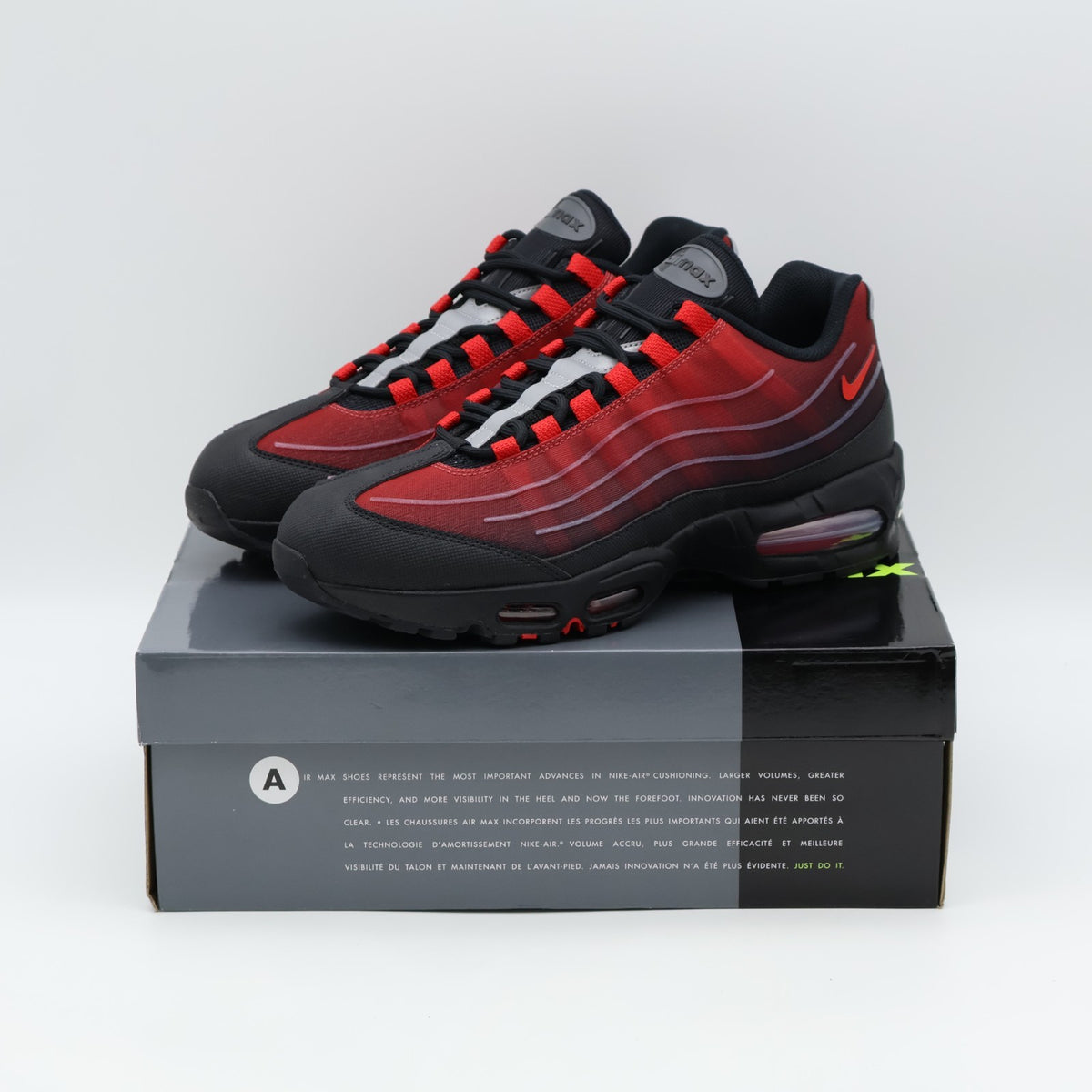 IH7853-005 Nike Air Max 95 Big Bubble Tech "Red/Black" (Men's)