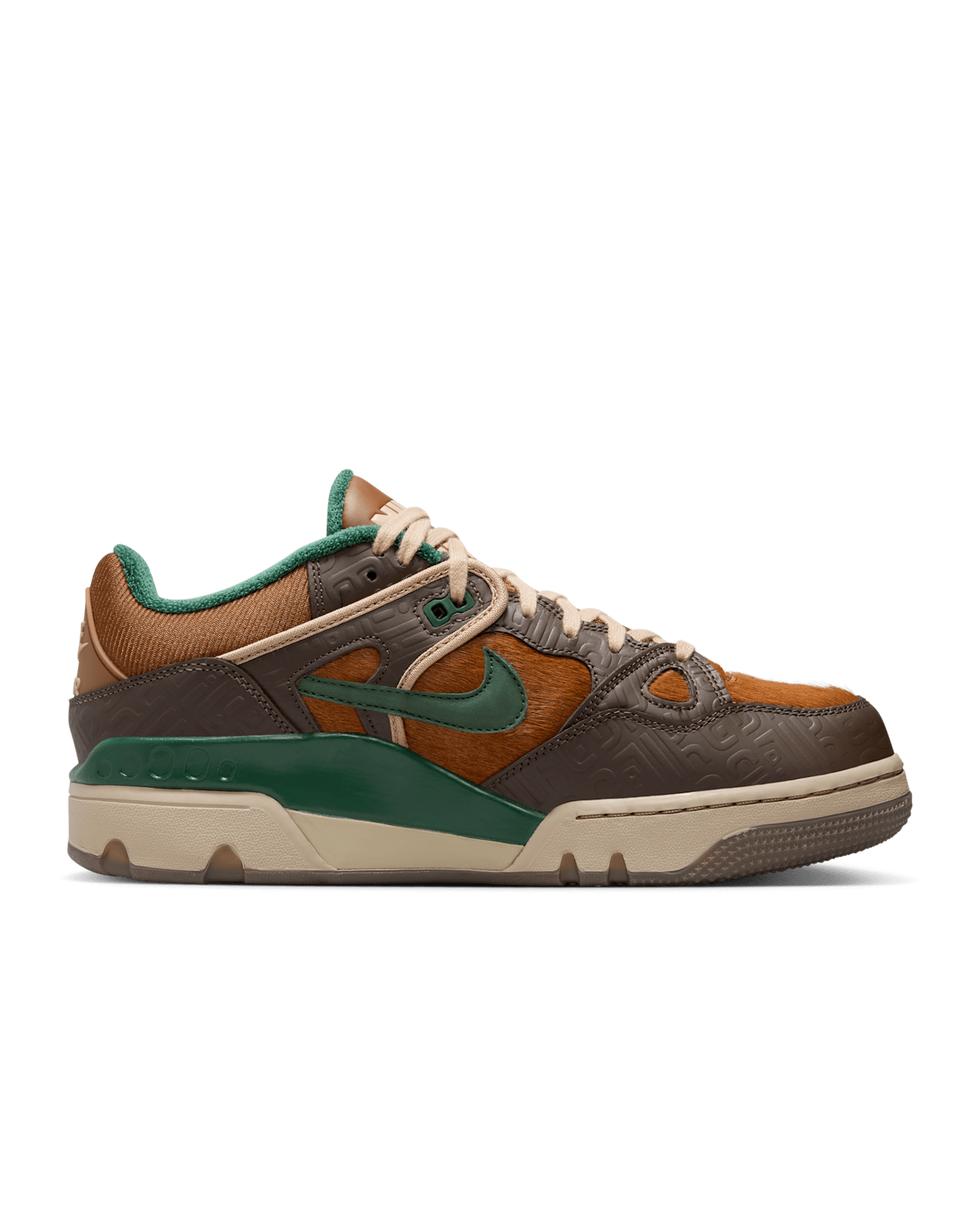 HQ7533-201 NIGO Nike Air Force 3 Low Baroque Brown Pecan Heel Logo OGIN (Men's)