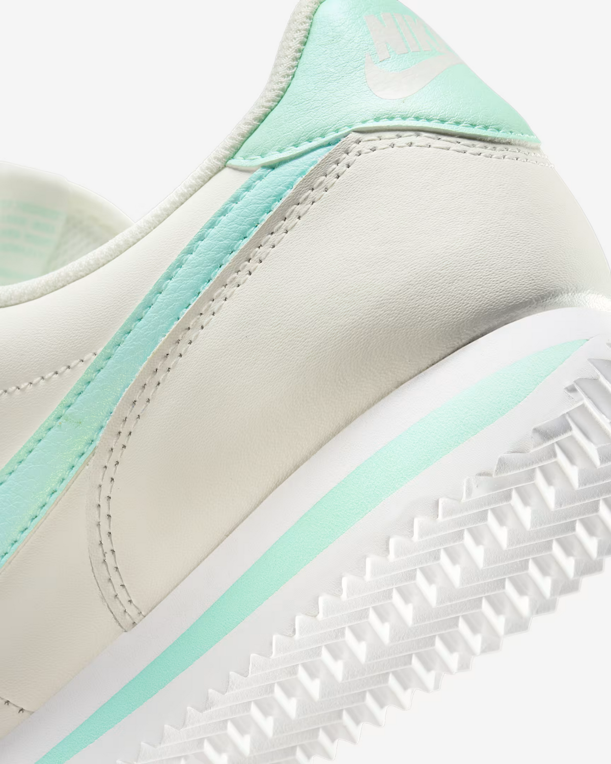 DN1791-113 Nike Women's Cortez Leather Sail White Mint Foam (Women's)